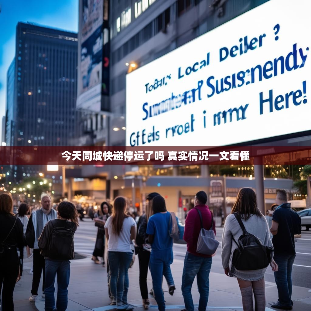 今天同城快递停运了吗 真实情况一文看懂
