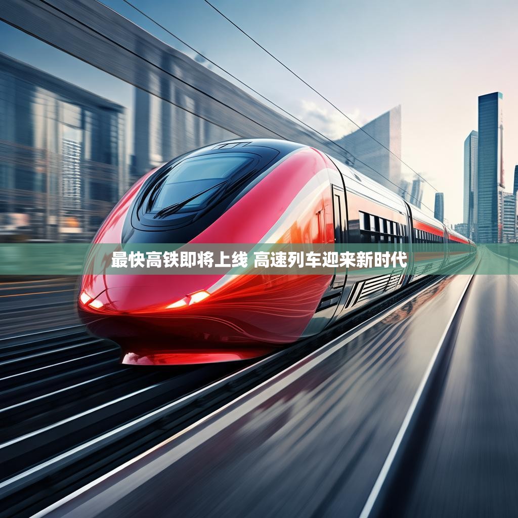 最快高铁即将上线 高速列车迎来新时代