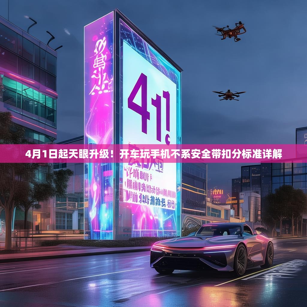 4月1日起天眼升级！开车玩手机不系安全带扣分标准详解